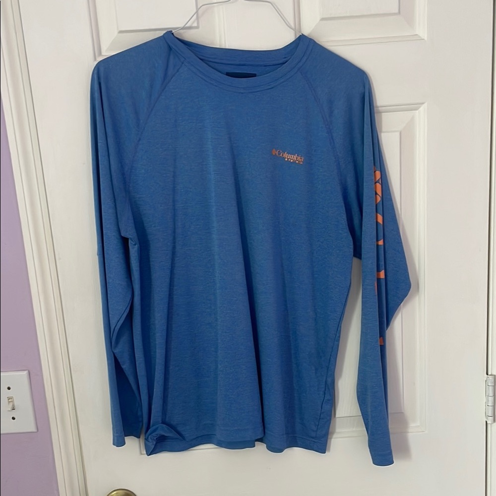 Columbia Blue Long Sleeve Shirt